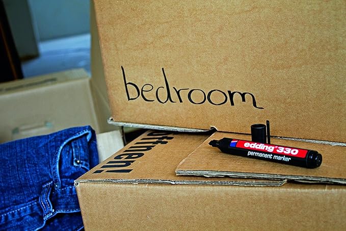 edding-330/4 S Permanent Marker A8 Set