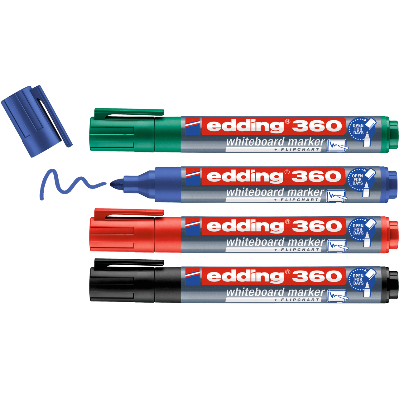 edding 360 whiteboard marker set of 4